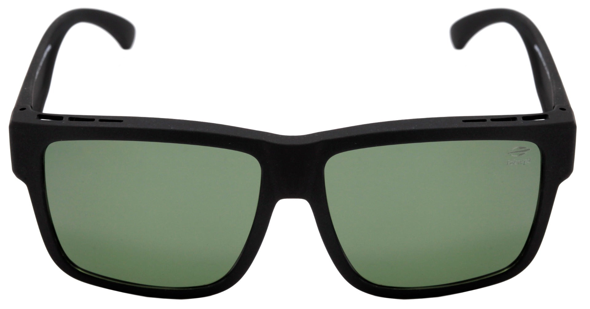 Óculos de Sol Mormaii Overlap De Sobreposição Preto Fosco / Verde G-15 Polarizado Unico - Lente 5,2 cm