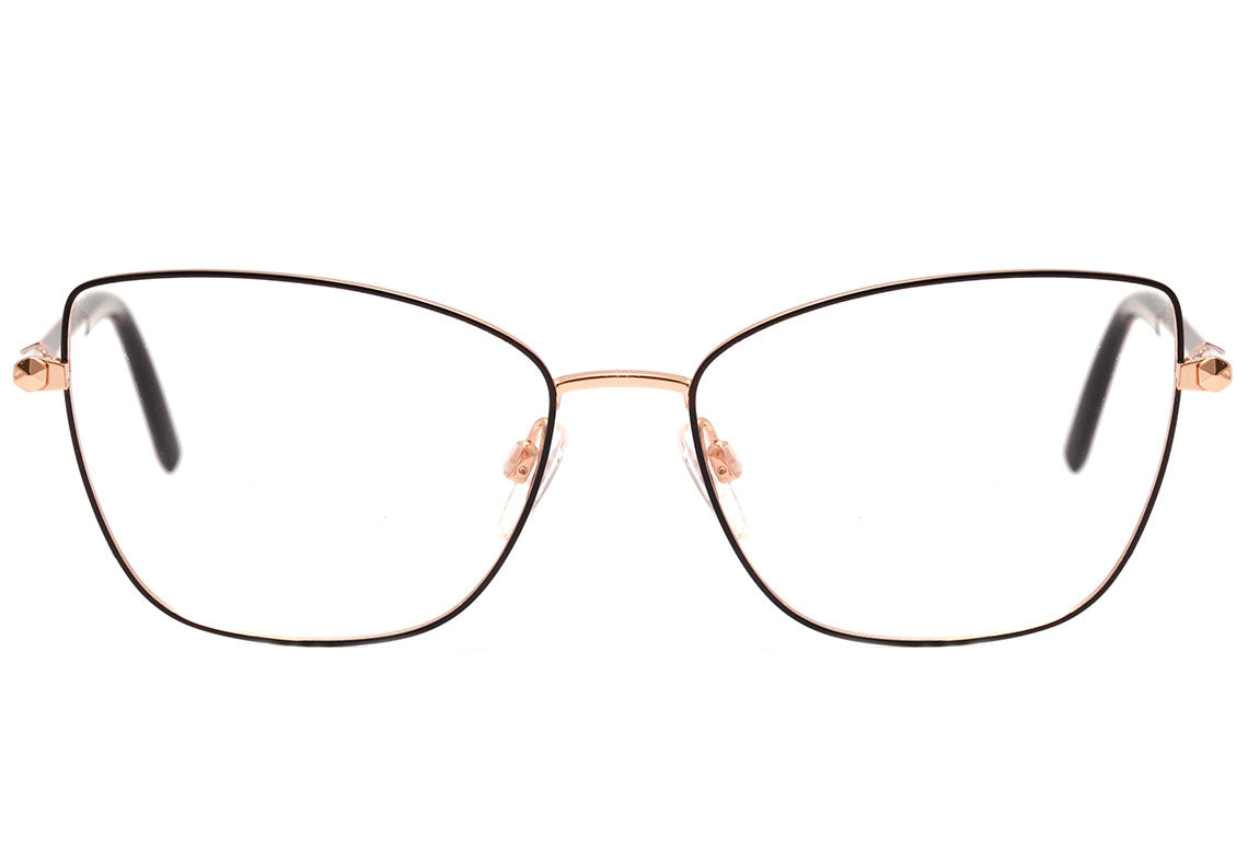 Ana Hickmann AH 1381 09A PRETO FOSCO E DOURADO BRILHO Lente 5,6 cm