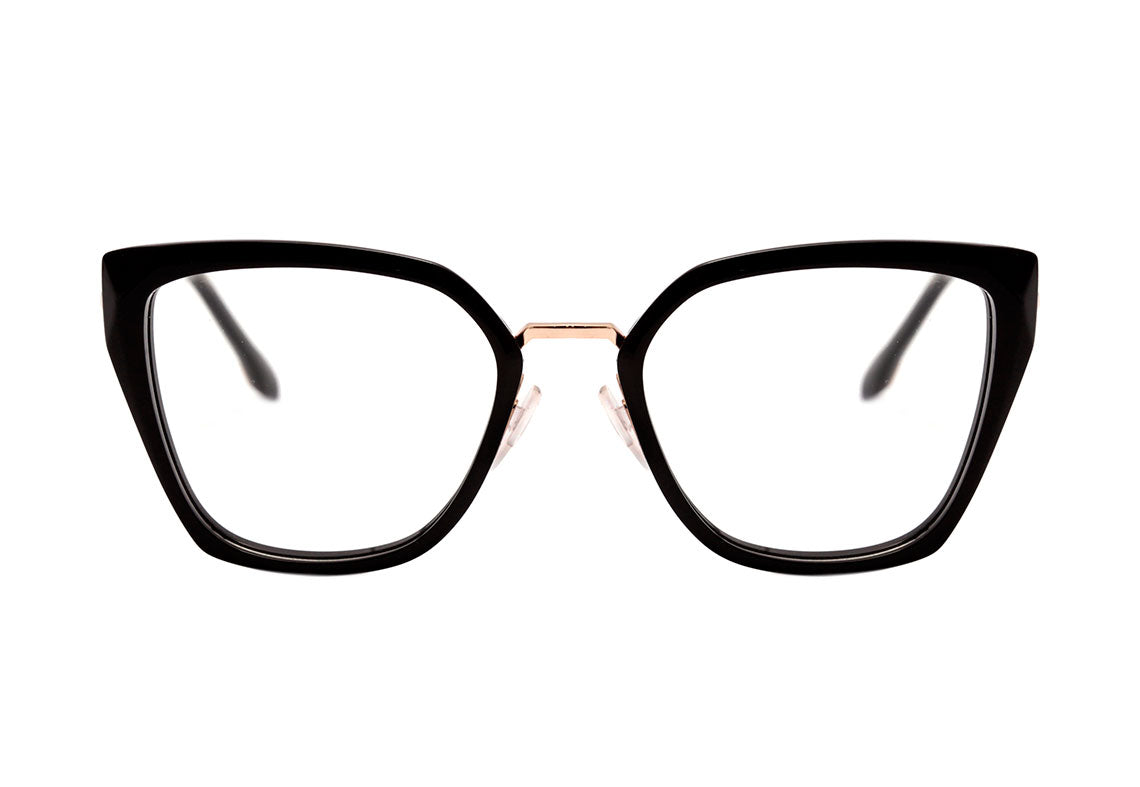 Ana Hickmann AH 6378 A01 Preto e Dourado Brilho - Lente 5,3 cm