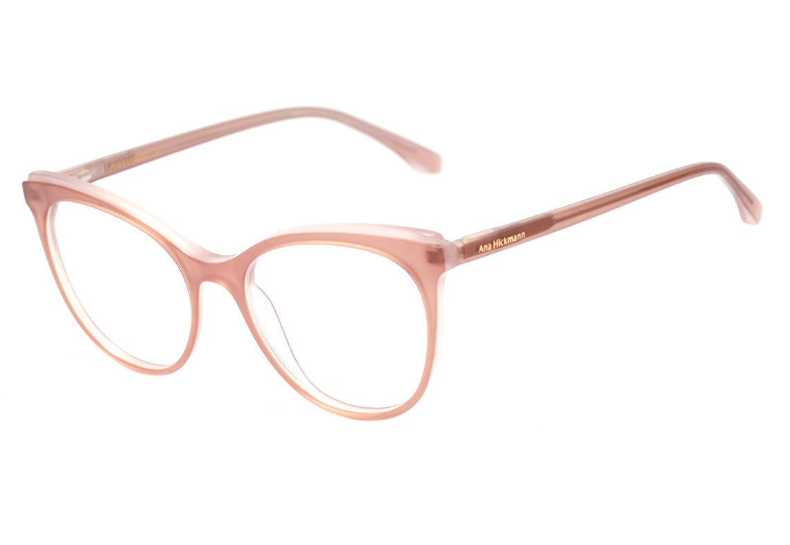 Ana Hickmann AH 6386 H03 Nude Translúcido Brilho - Lente 5,2 cm – Oculos  Shop