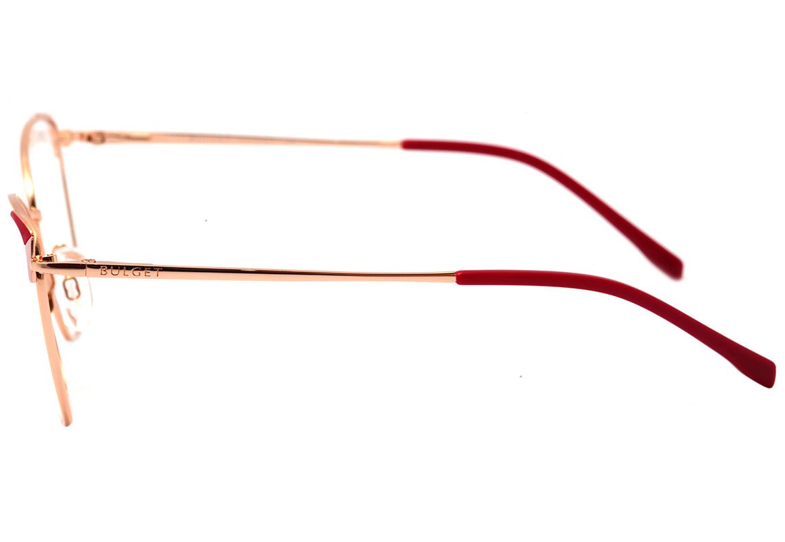 Bulget BG 1632 04C VERMELHO E DOURADO BRILHO Lente 5,2 cm - Grau
