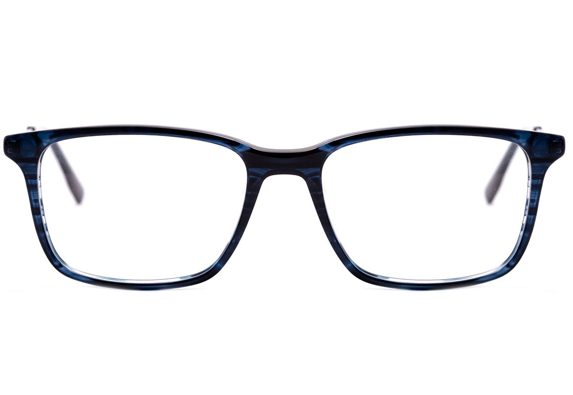 Bulget BG 6321M E01 Azul Mesclado Brilho - Lente 5,5 cm - Grau