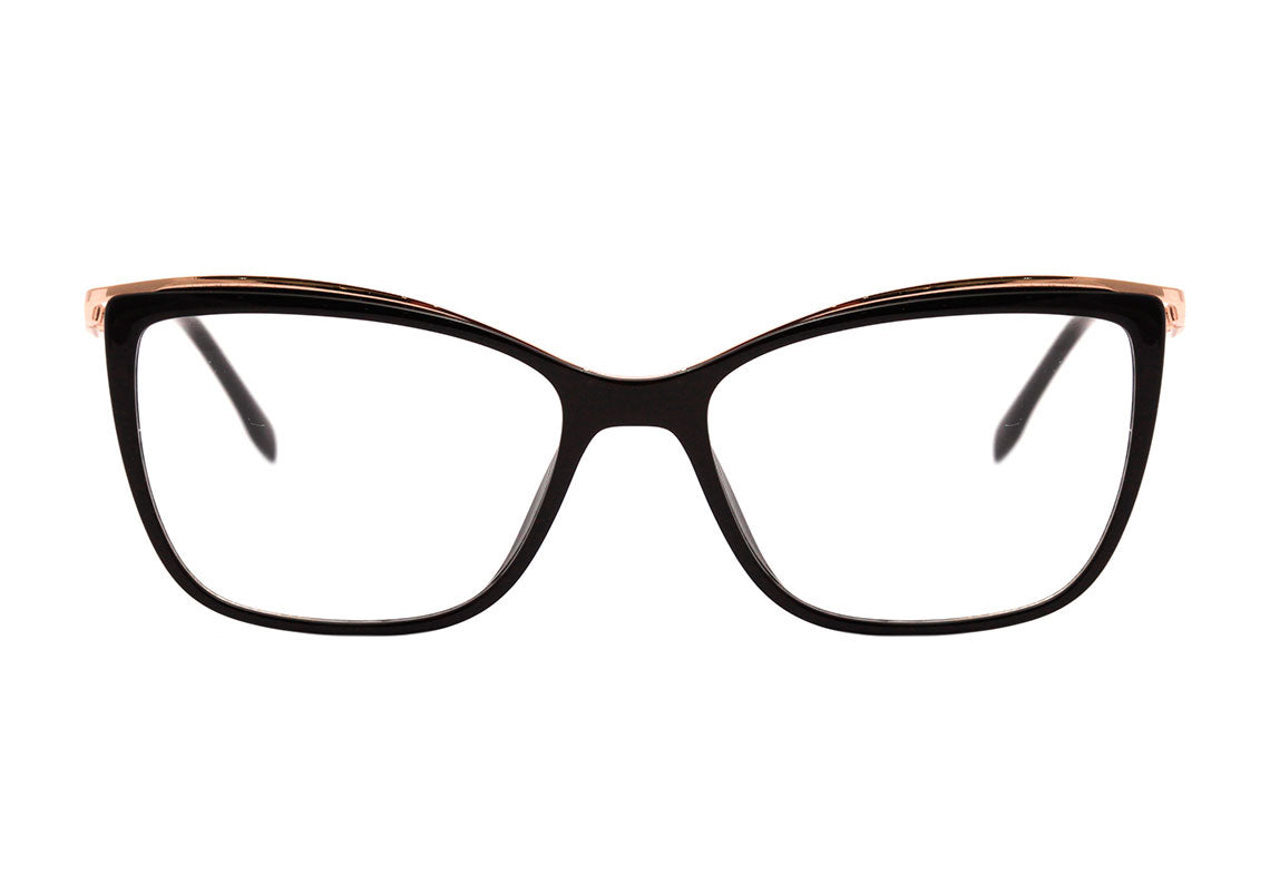 Bulget BG 6338 I A01 Preto e Dourado Brilho - Lente 5,4 cm