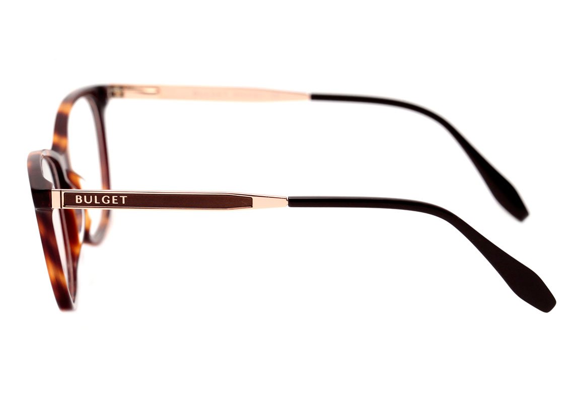 Bulget BG 6360 G21 Marrom Mesclado e Dourado Brilho Lente 5,3 Cm - Grau