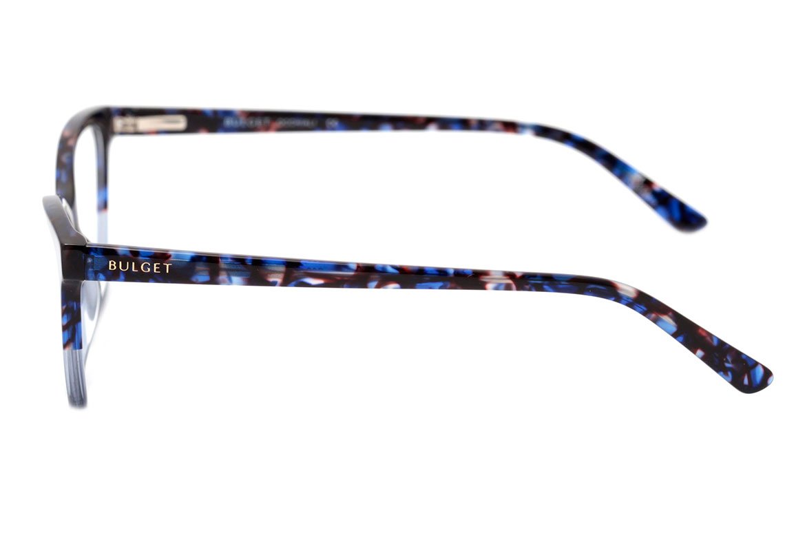 Bulget BG 6374 C02 Azul Mesclado Translúcido Degradê Brilho - Lente 5,4 cm