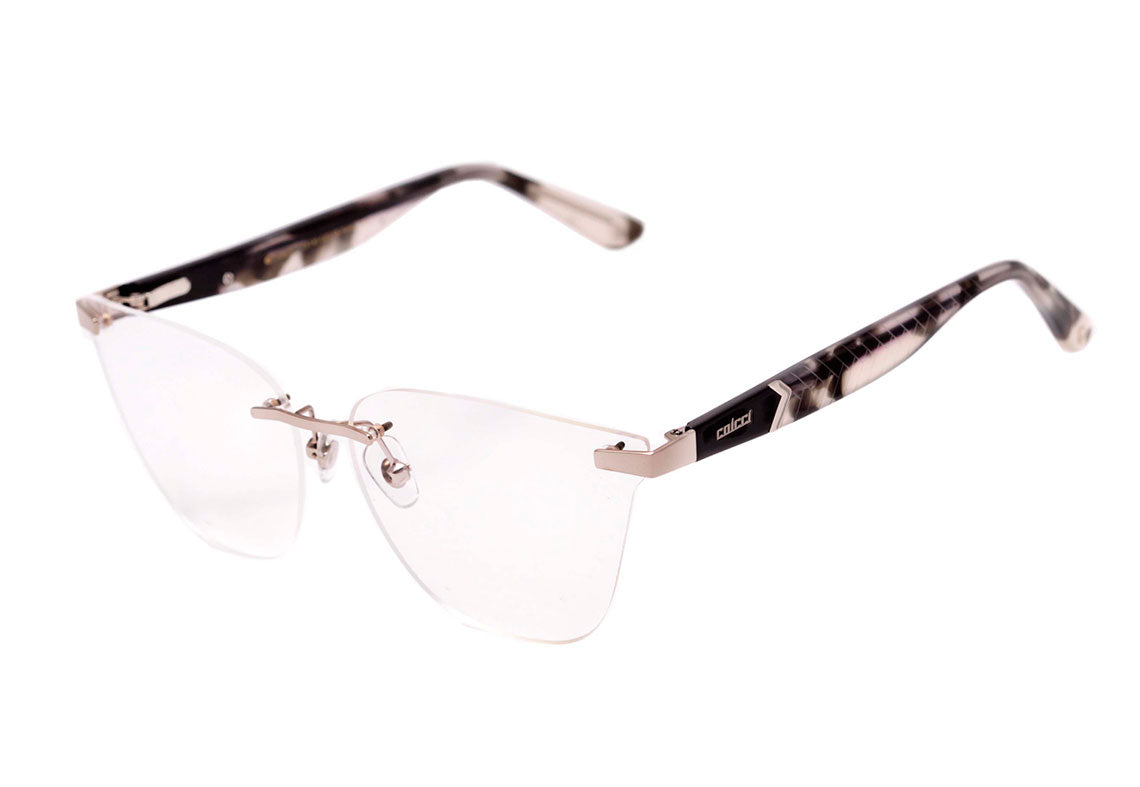 Colcci Clara Prata e Preto Mesclado Brilho - Lente 5,8 cm