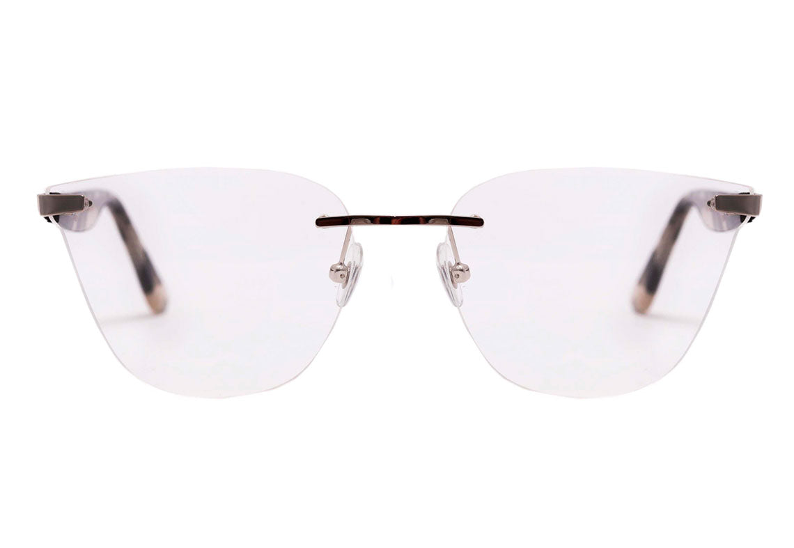 Colcci Clara Prata e Preto Mesclado Brilho - Lente 5,8 cm