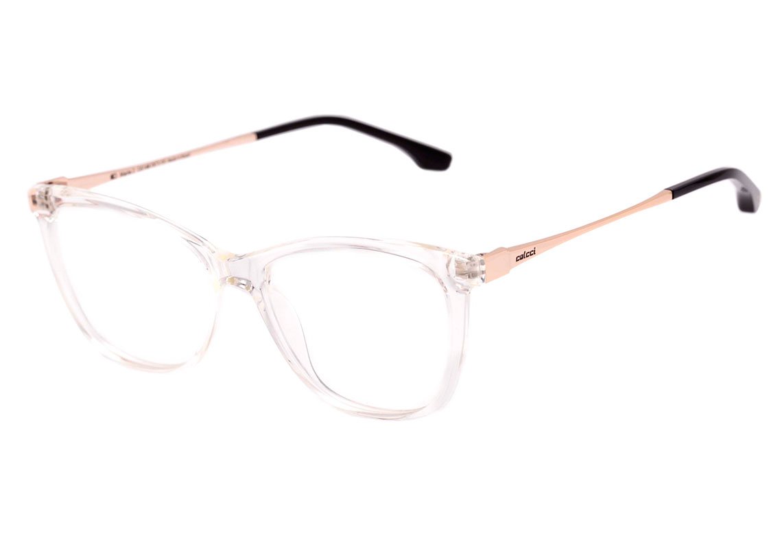 Colcci Marie 2 Transparente e Dourado Brilho - 55 mm