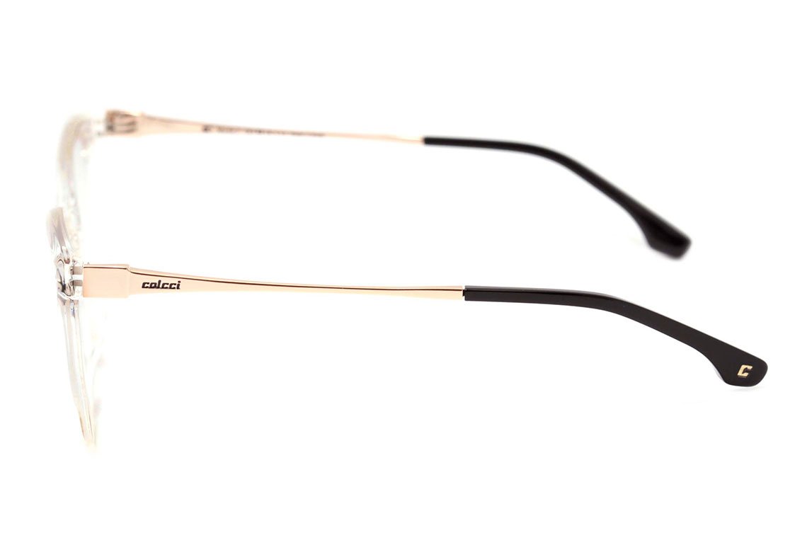 Colcci Marie 2 Transparente e Dourado Brilho - 55 mm