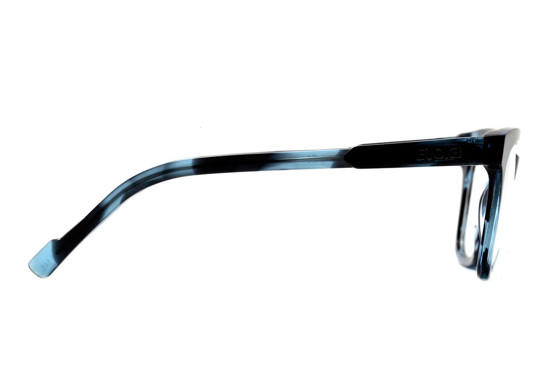 Evoke Clip On Square E01 Demi Blue Gun 53 mm - Grau