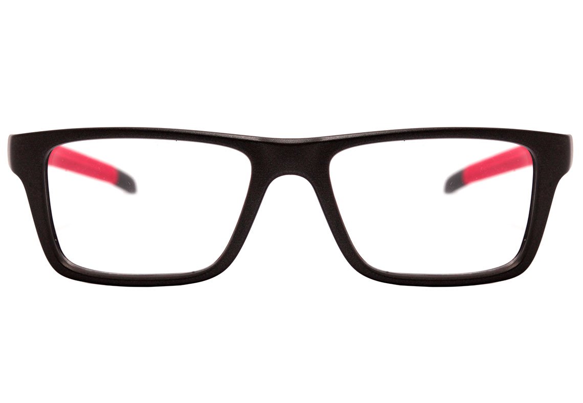 Óculos de Grau HB 93160 Switch Clip On Matte Graphite / Red Chrome Polarized - 53 mm