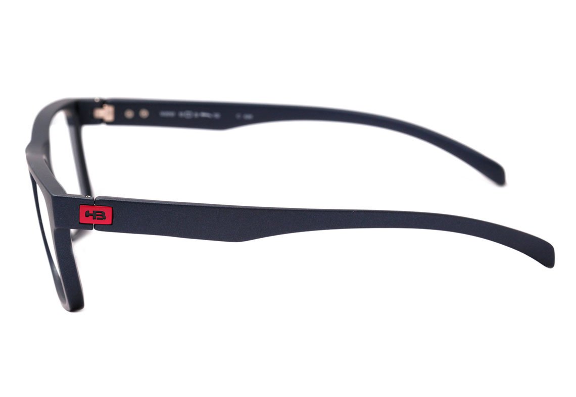 Óculos de Grau Hb 93161 Switch Clip On MATTE NAVY/ SILVER 53 mm