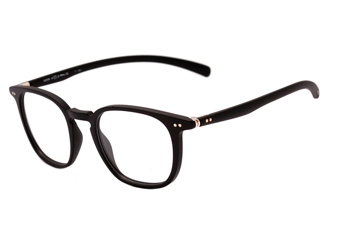 Óculos de Grau HB Polytech 93159 Matte Black - 47 mm