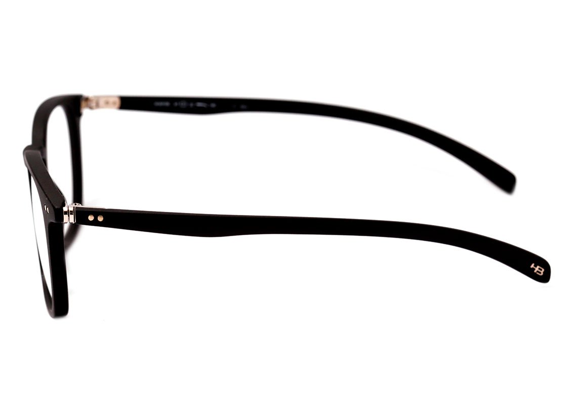 Óculos de Grau HB Polytech 93159 Matte Black - 47 mm