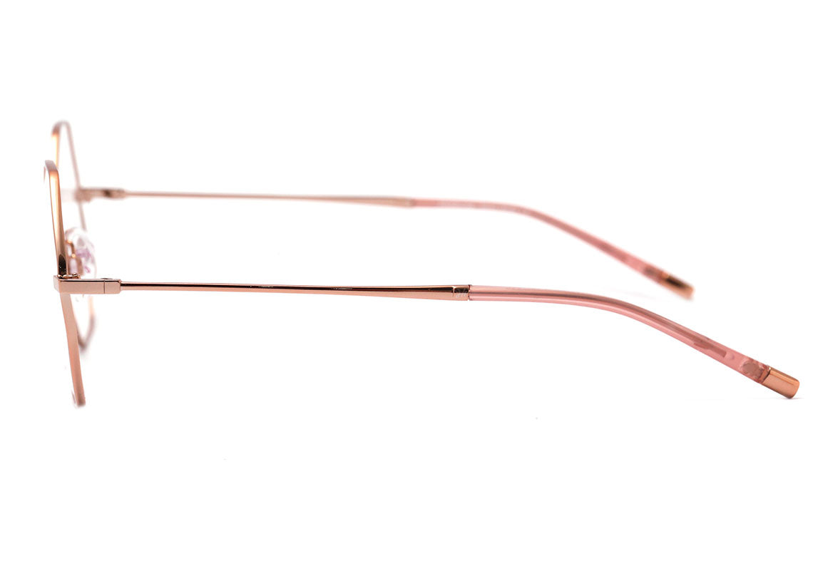 Hickmann HI 1063 S 01A Dourado e Rosê brilho 52 mm