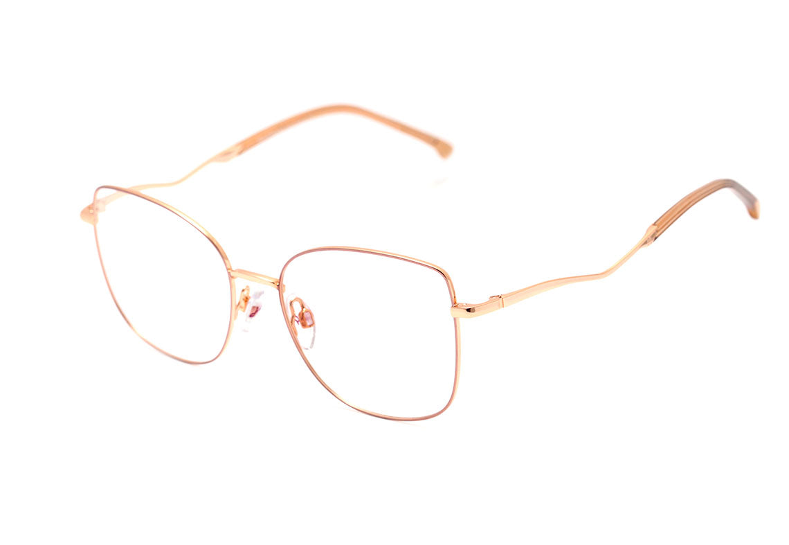 Hickmann HI 1119 09B Preto e Dourado Brilho - Lente 5,4 cm
