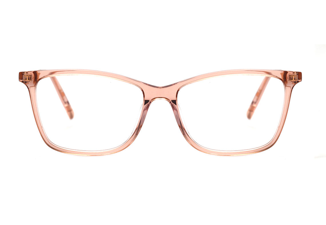 Hickmann HI 6093 T02 Marrom Translúcido Brilho - Lente 5,3 cm