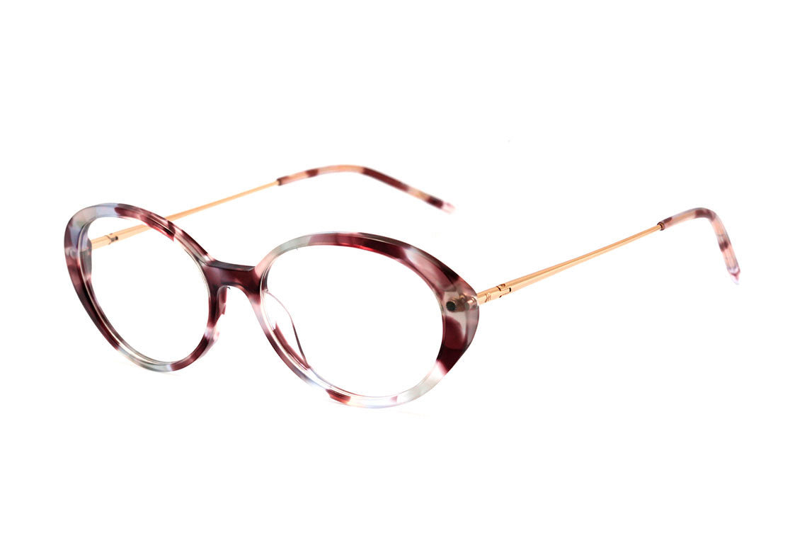 Hickmann HI 6126 G22 Cinza e Marrom Mesclado Translúcido Brilho - Lente 5,4 cm