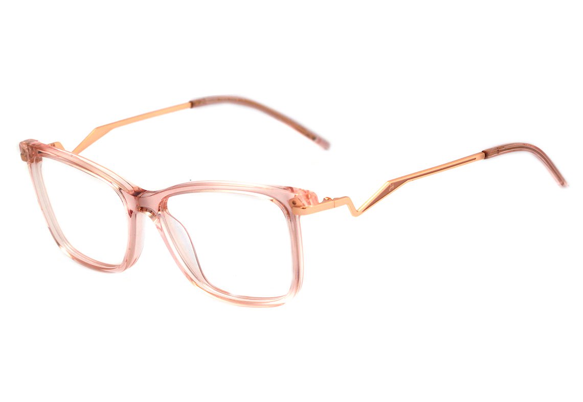 Hickmann Teen HI 6100 Y T02 Nude Translúcido Brilho - 52 mm