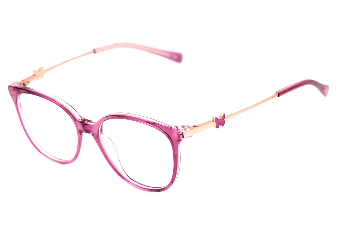 Infantil Jolie JO 6086 H02 Rosa e Dourado Brilho - Lente 5,0 cm