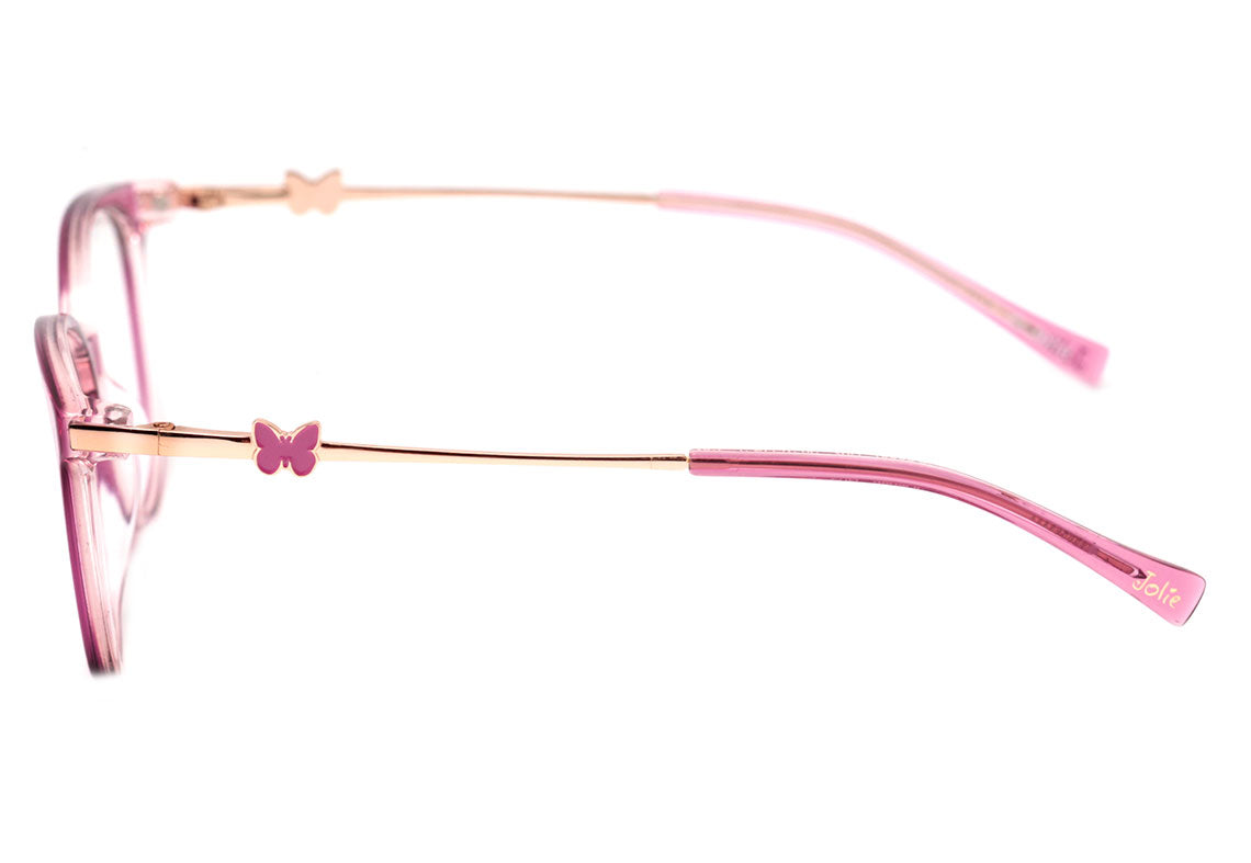 Infantil Jolie JO 6086 H02 Rosa e Dourado Brilho - Lente 5,0 cm