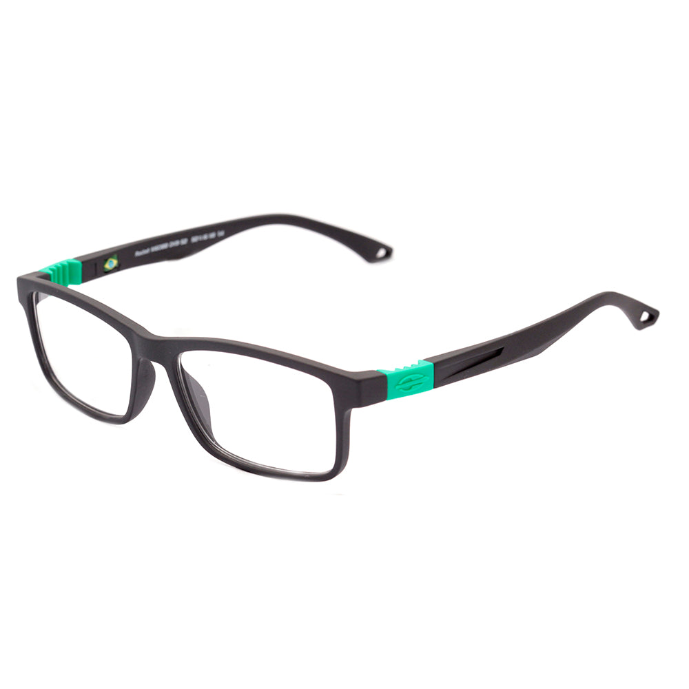 Mormaii Rocket Infantil Cinza e Verde Fosco - Lente 5,2 cm