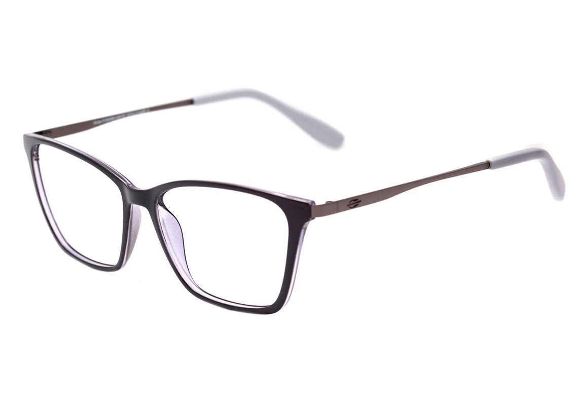 Mormaii Swap 3 Clip On Cinza Translúcido Brilho / Cinza Degradê Polarizado - Lente 5,7 cm - Grau