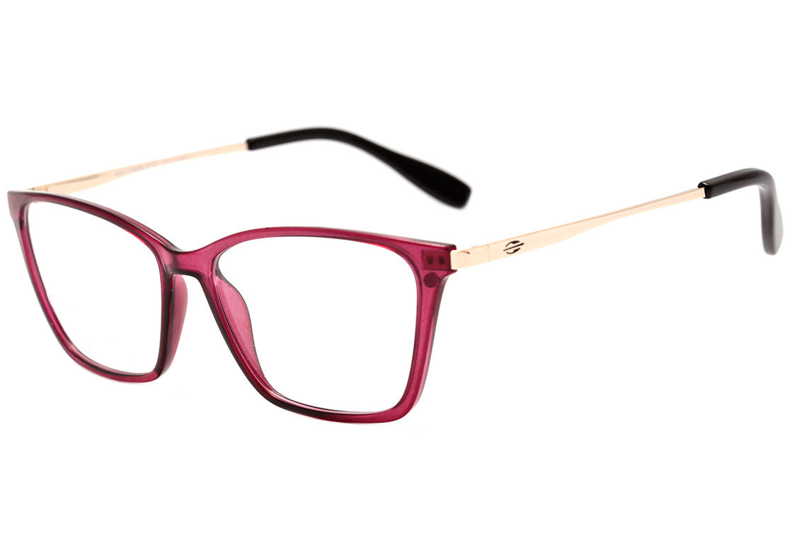 Mormaii Swap 3 Clip On Vinho Translúcido Brilho / Cinza Degradê Polarizado - Lente 5,7 cm - Grau