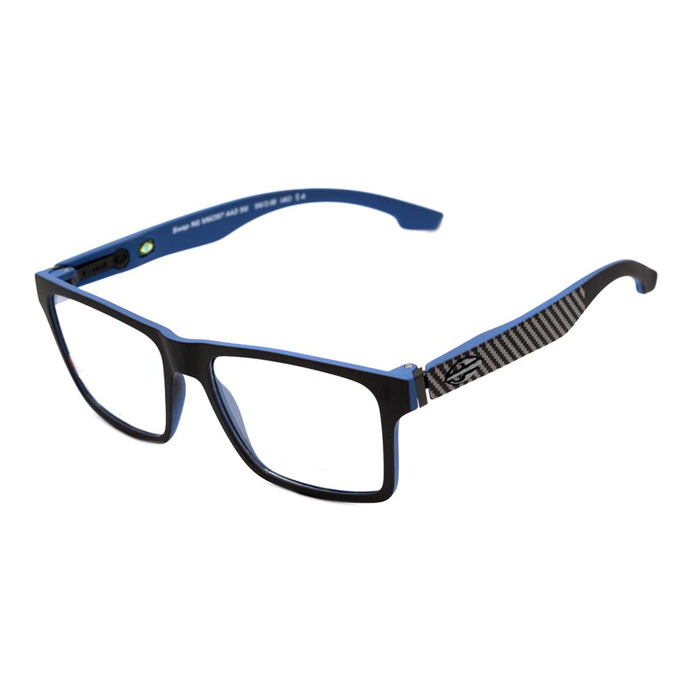 Mormaii Swap NG Clip On Preto e Azul Fosco / Prata Espelhado Polarizado - Lente 5,6 cm