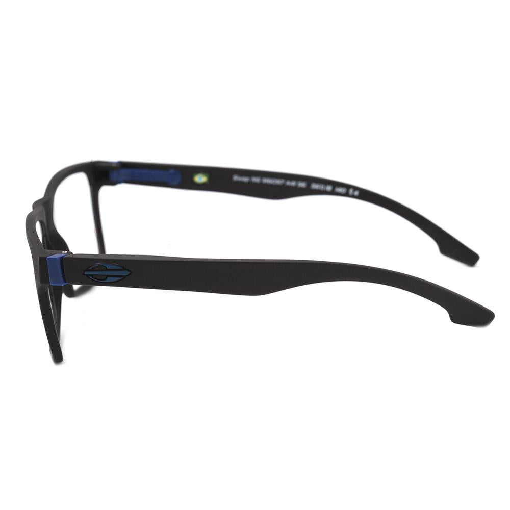 Mormaii Swap NG Clip On Preto Fosco / Azul Espelhado Polarizado - Lente 5,6 cm