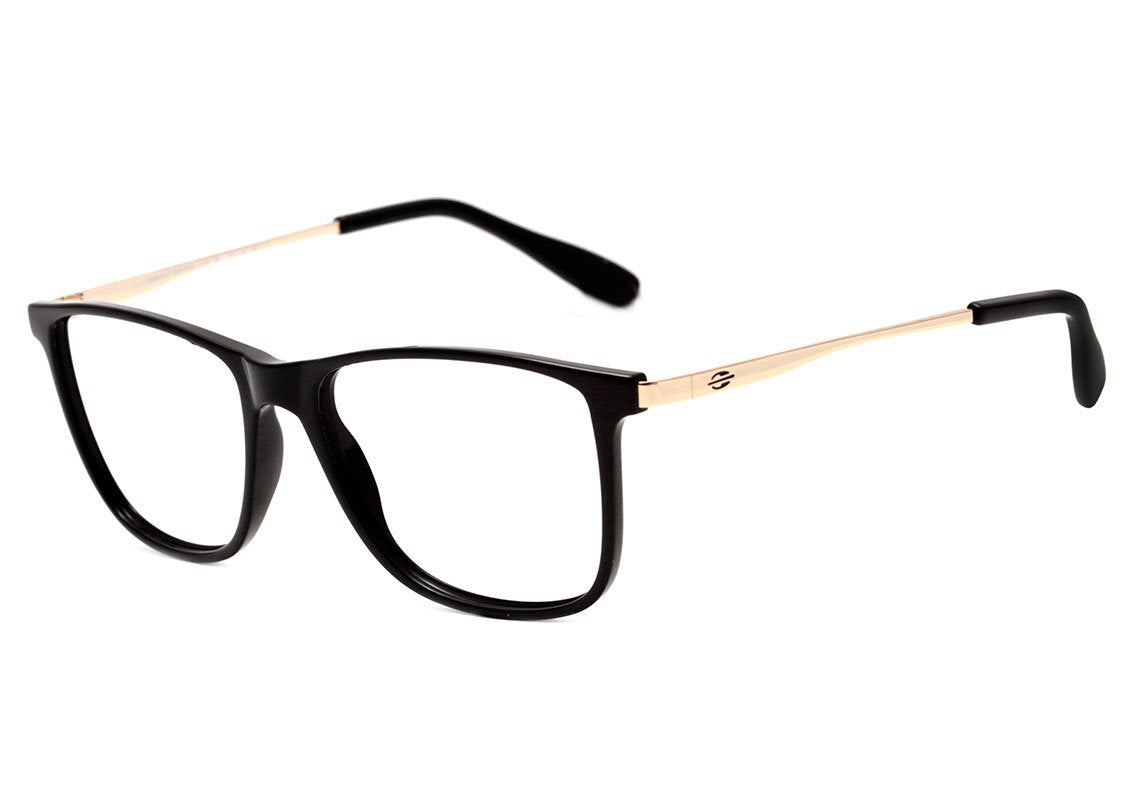 Mormaii Salem 2 Preto e Dourado Brilho - Lente 5,5 cm - Grau