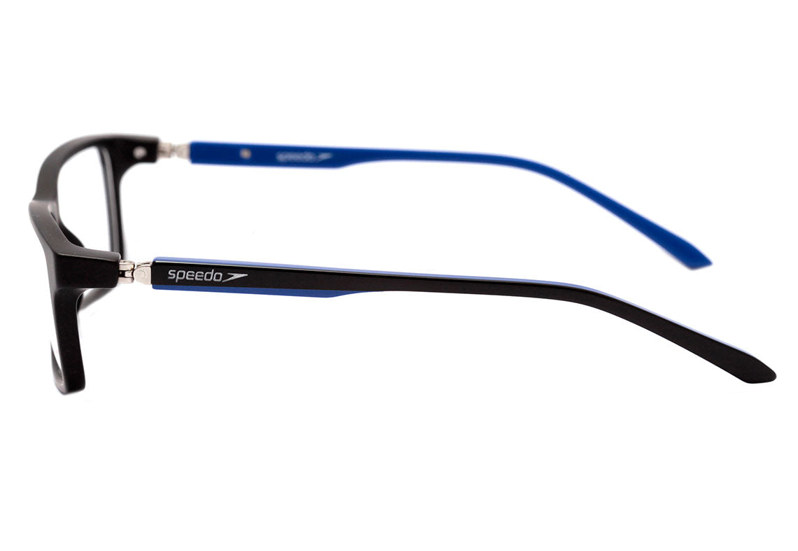 Speedo Kids SPK 6009 I A02 Preto Fosco e Azul Brilho - 53 mm