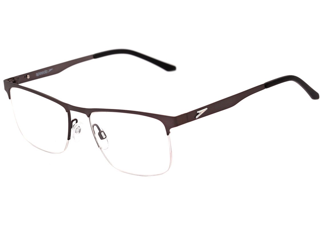 Óculos de Grau Speedo SP 1370 02A CINZA FOSCO Lente 5,5 cm