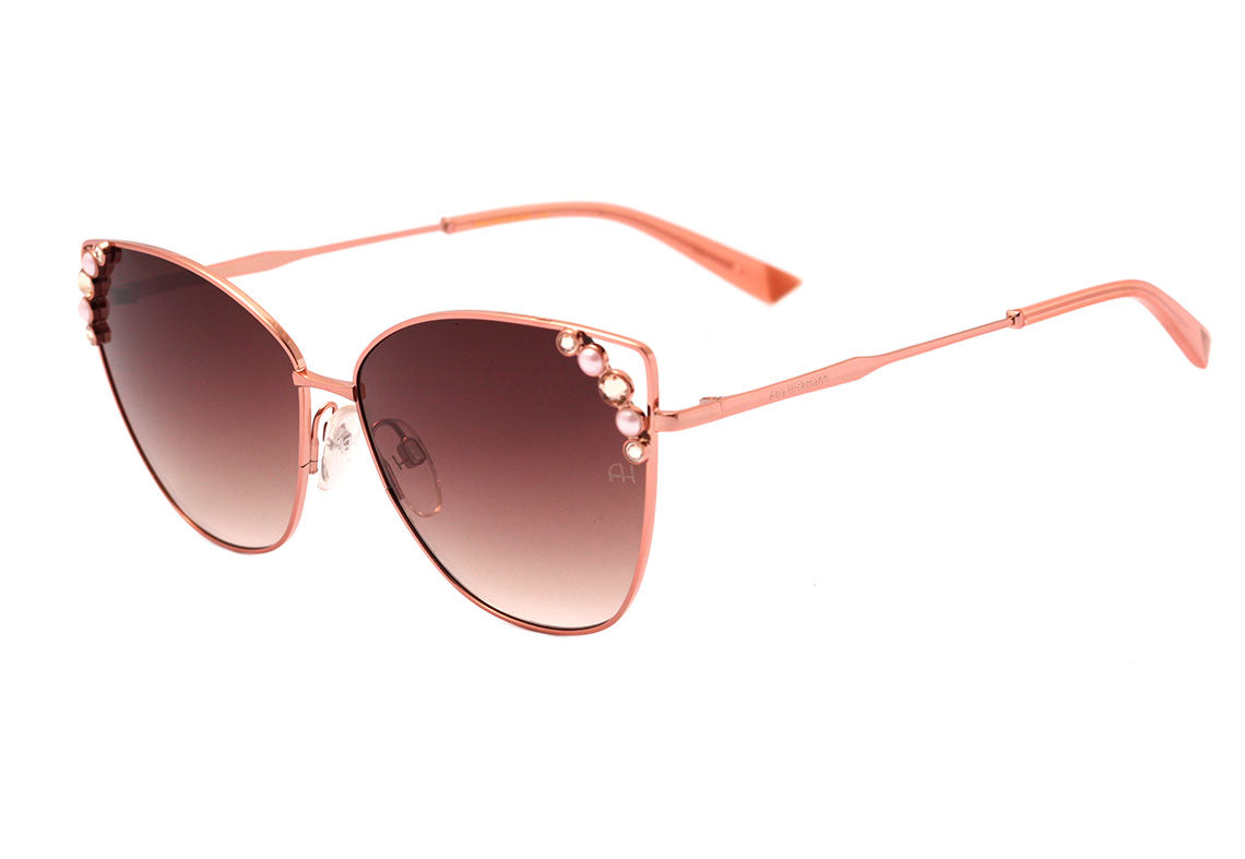 Óculos de Sol Ana Hickmann AH 3200 05A DOURADO BRILHO/ MARROM DEGRADÊ 61 mm