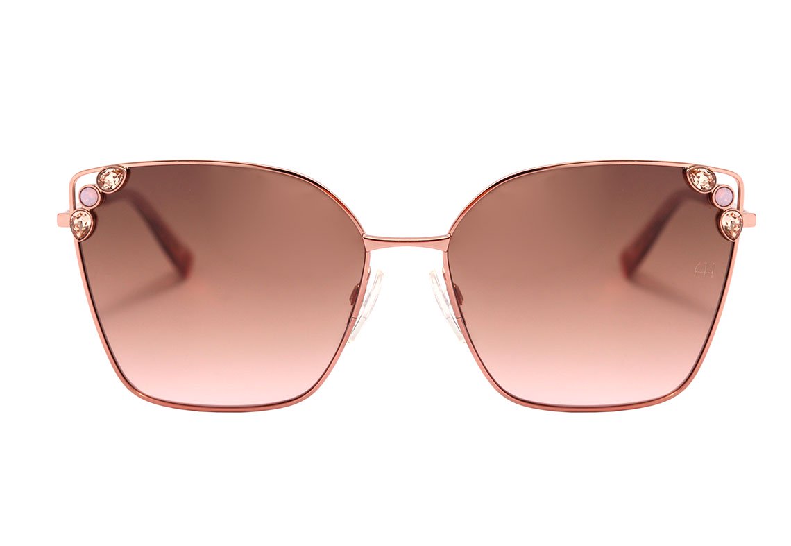 Óculos de Sol Ana Hickmann AH 3205 04A Dourado Brilho / Dourado Degradê Espelhado - 60 mm 05A DOURADO BRILHO/ MARROM DEGRADÊ 60 mm