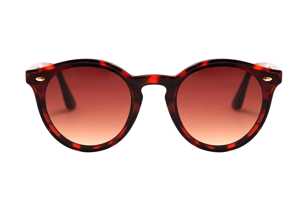 Óculos de Sol Atitude AT5410 G21 MARROM MESCLADO BRILHO/ MARROM DEGRADÊ 58 mm