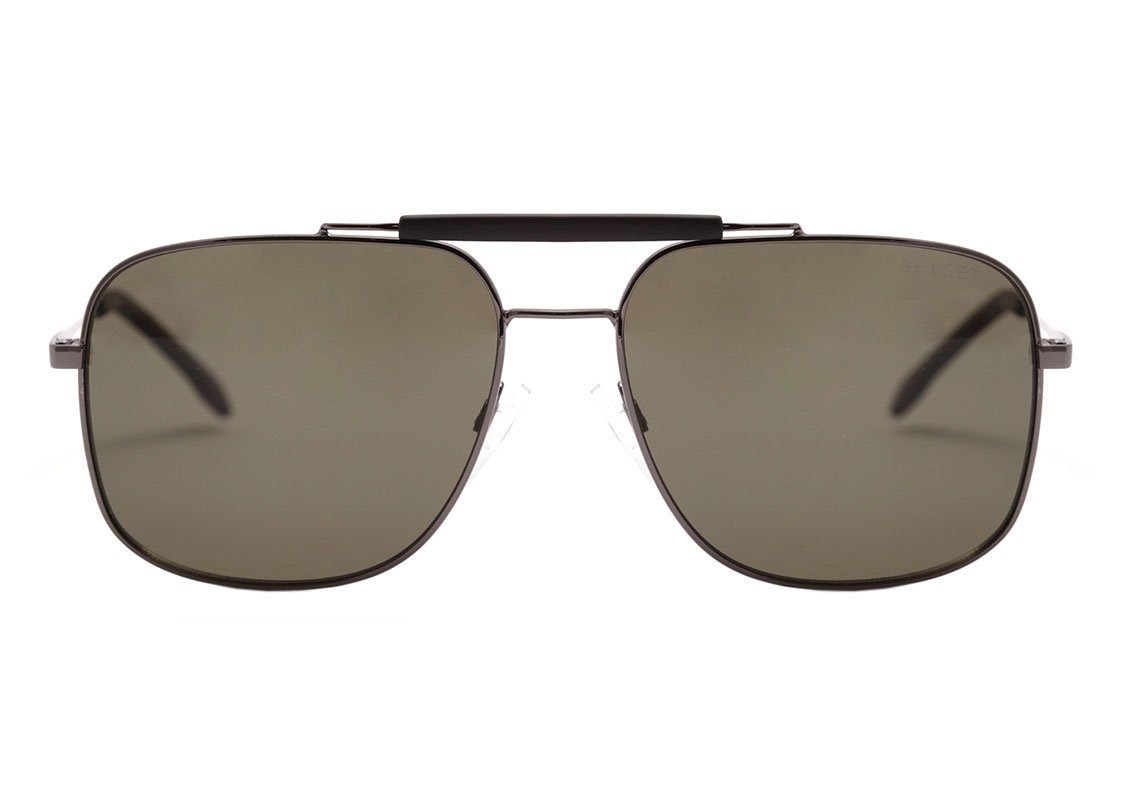 Bulget BG 3201 02A Cinza Brilho e Preto Fosco / Verde - Lente 5,9 cm