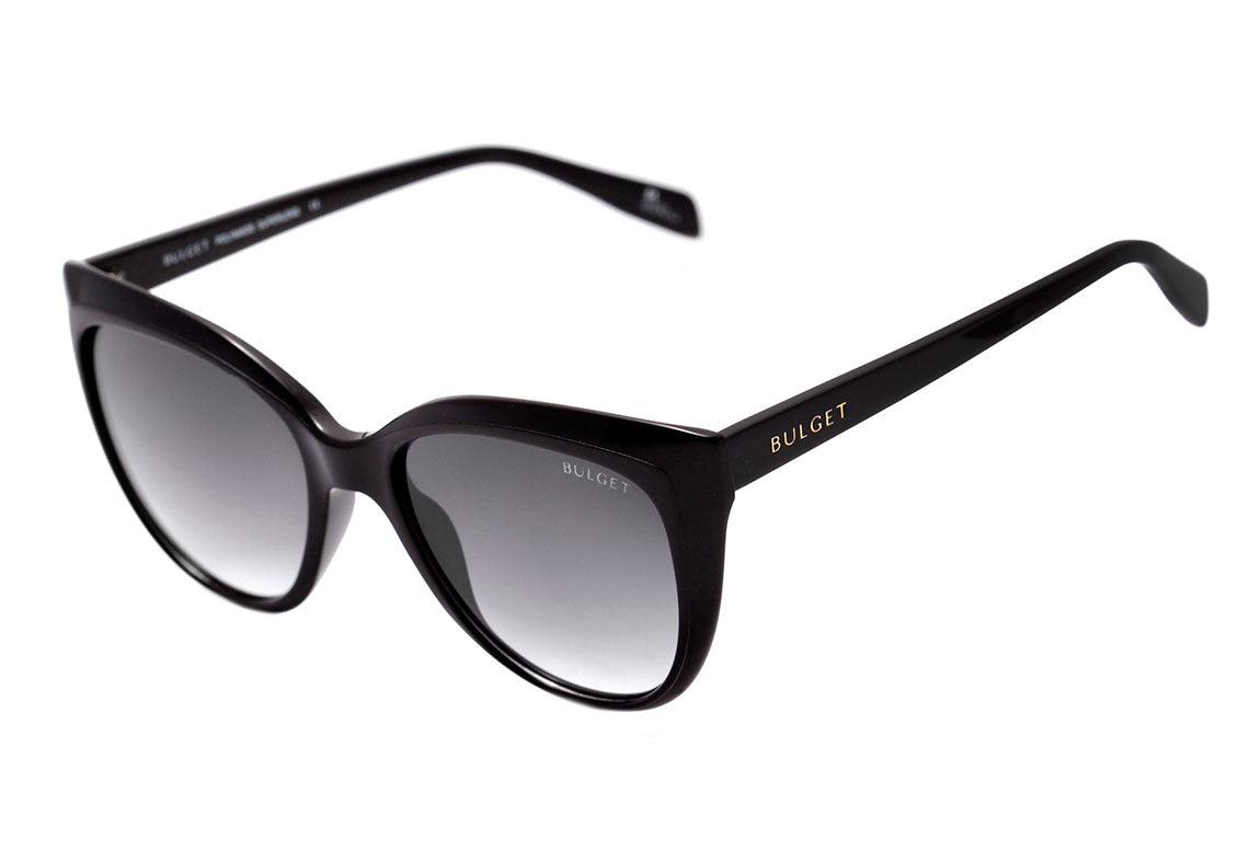 Bulget BG 9122 I A01 Preto Brilho / Cinza Degradê - Lente 5,6 cm