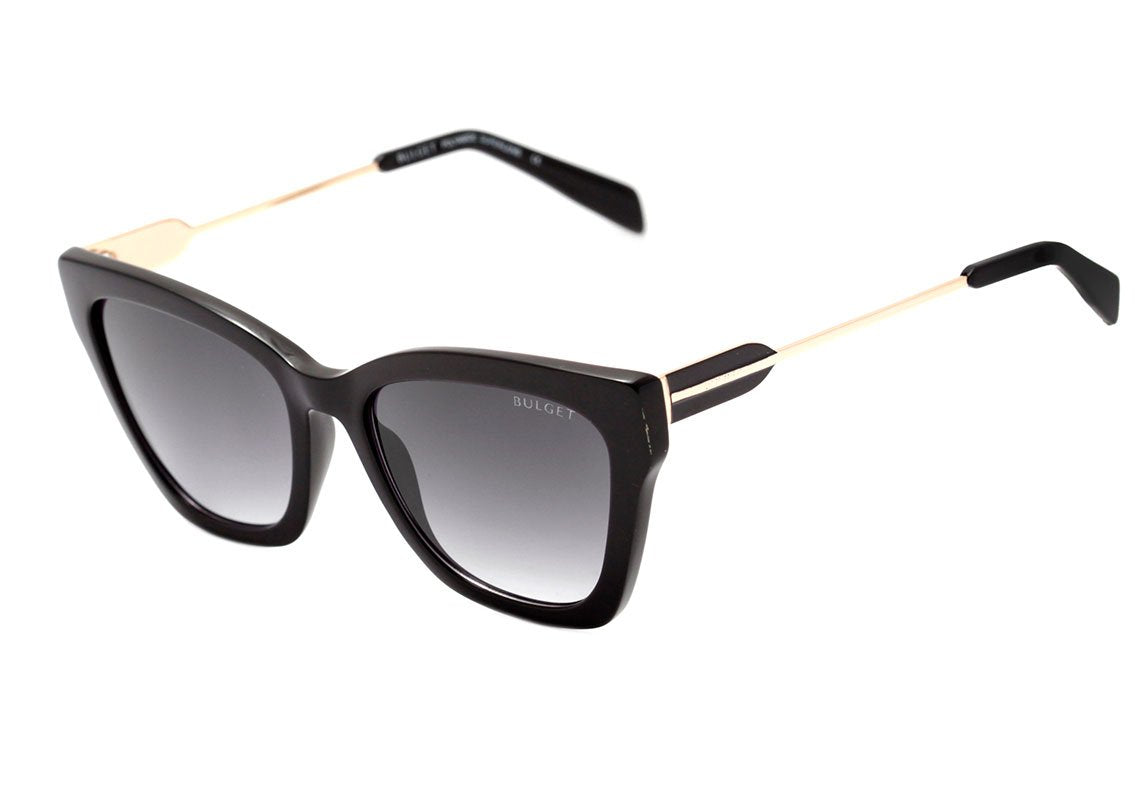 Bulget BG 9130 I A01 Preto e Dourado Brilho / Cinza Degradê - Lente 5,5 cm