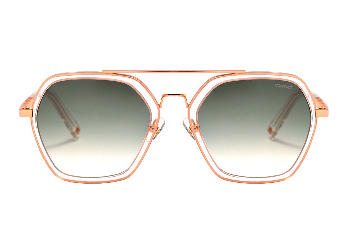 Colcci C0139 Transparente e Dourado Brilho/ Verde Degradê
