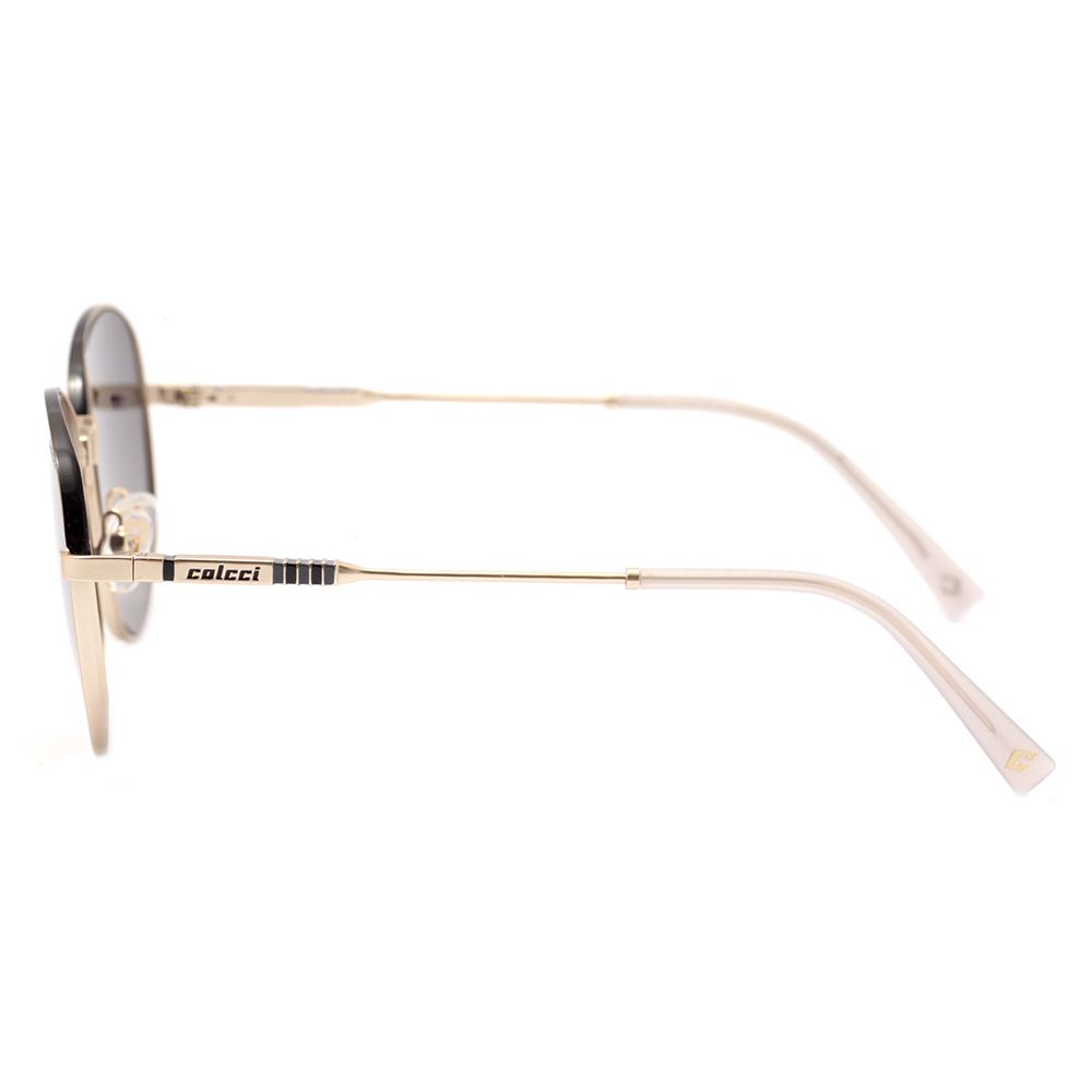 Colcci C0162 Preto Brilho e Dourado Fosco / Cinza Degradê - Lente 5,5 cm