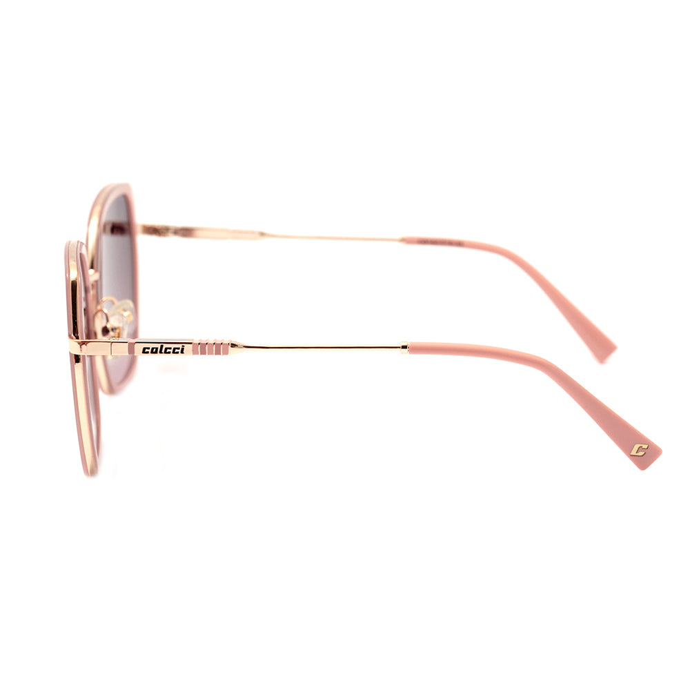 Colcci C0163 Rosa Translúcido Brilho / Cinza e Rosa Degradê - Lente 5,7 cm
