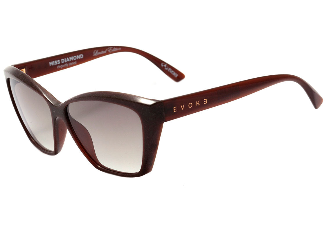 Evoke Miss Diamond LN01 Line Shine / Brown Gradient Unico - 58 mm