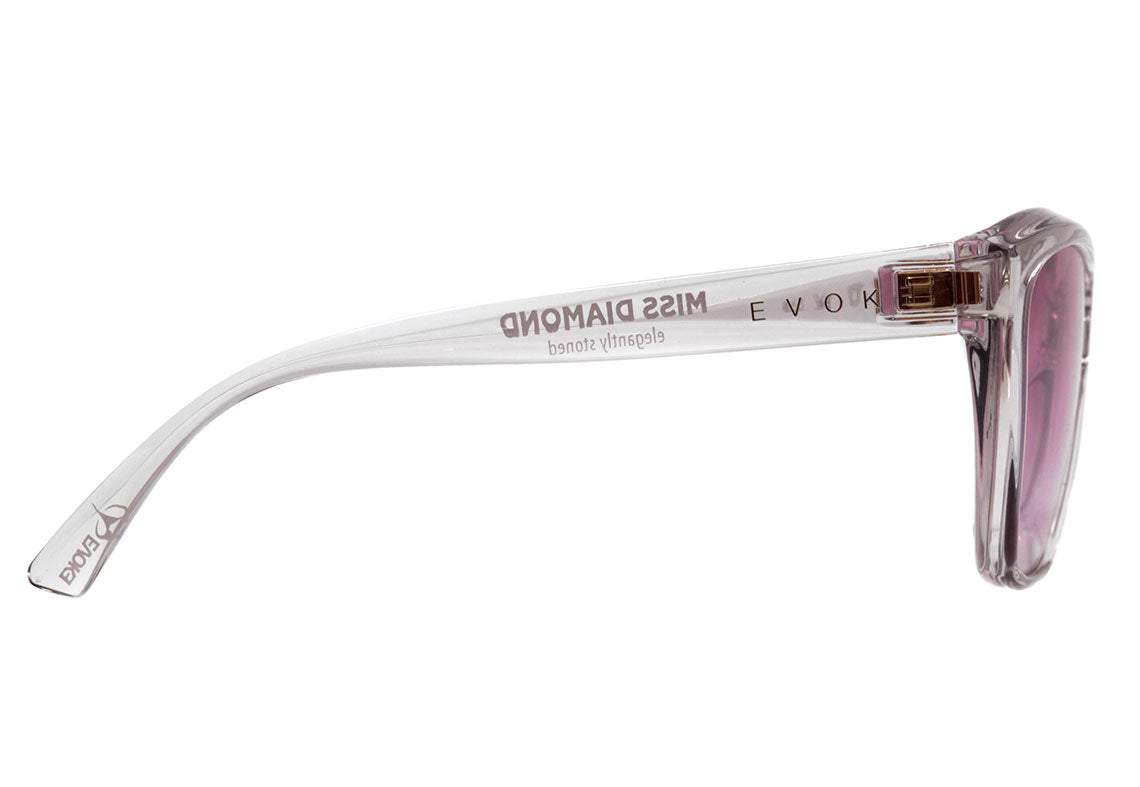 Evoke Miss Diamond T01 Crystal / Rosê Gradient Unico - 58 mm