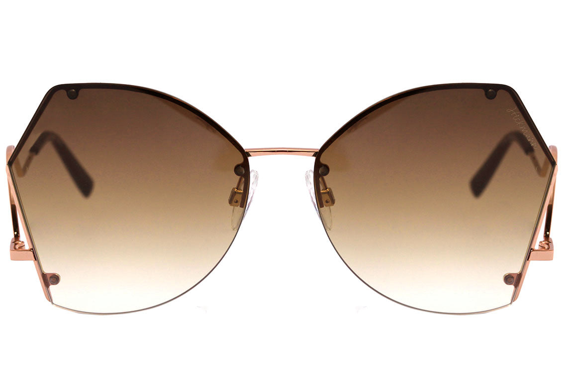 Óculos de Sol Hickmann HI 3094 04B Dourado Brilho / Marrom Degradê - 61 mm