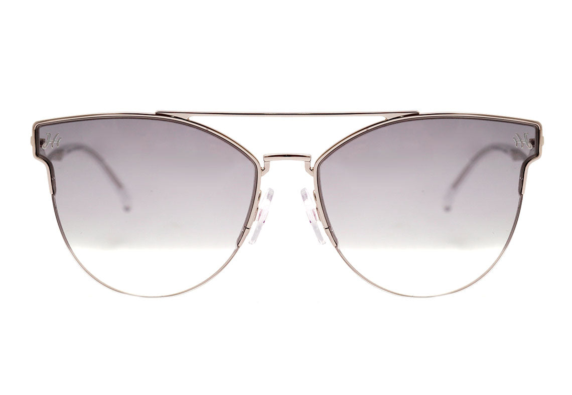 Hickmann HI 3096 B 03A Prata Brilho/ Cinza Degradê 61 mm - Sol