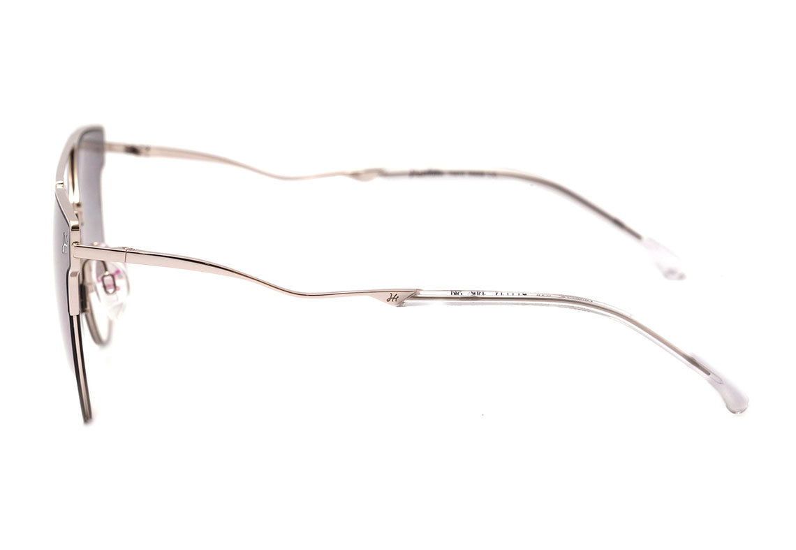 Hickmann HI 3096 B 03A Prata Brilho/ Cinza Degradê 61 mm - Sol