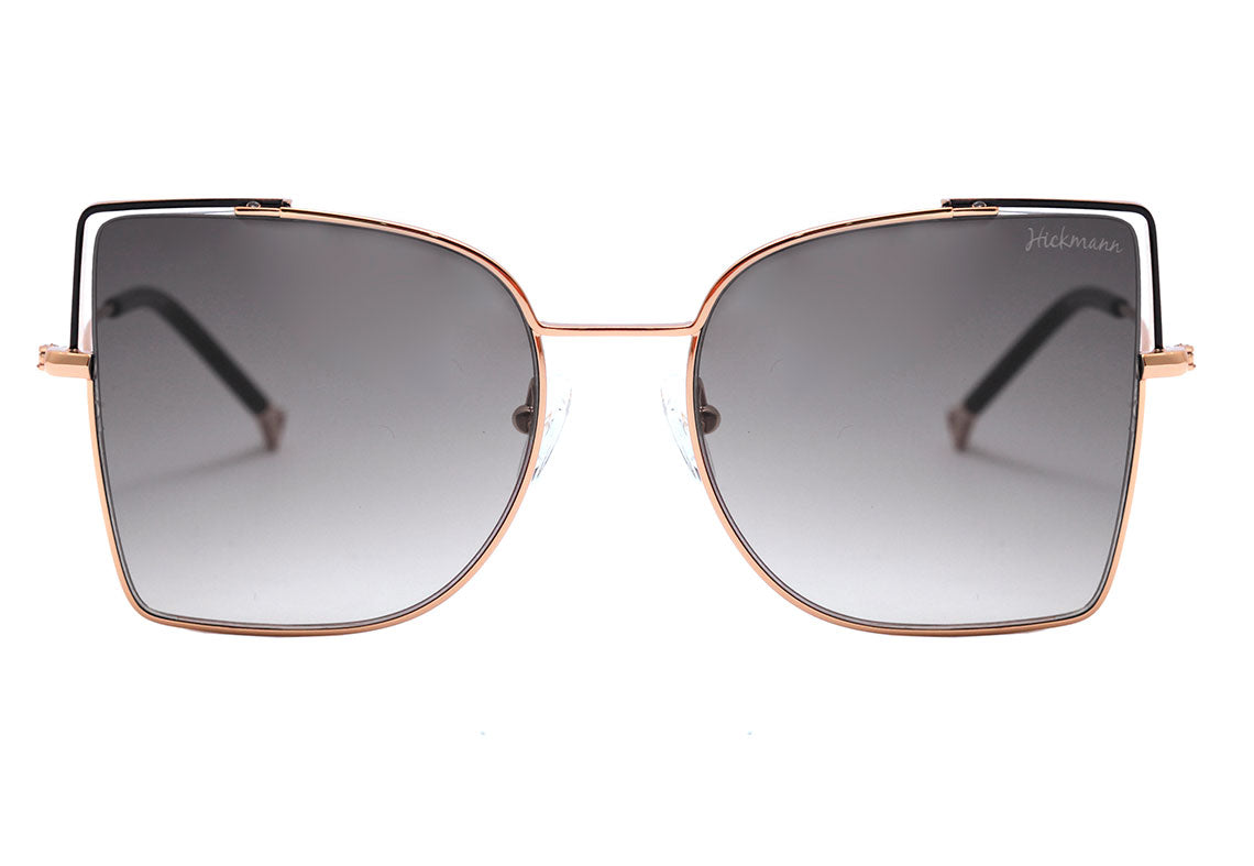 Hickmann HI 3099 09A Dourado Brilho/ Cinza Degradê 53 mm