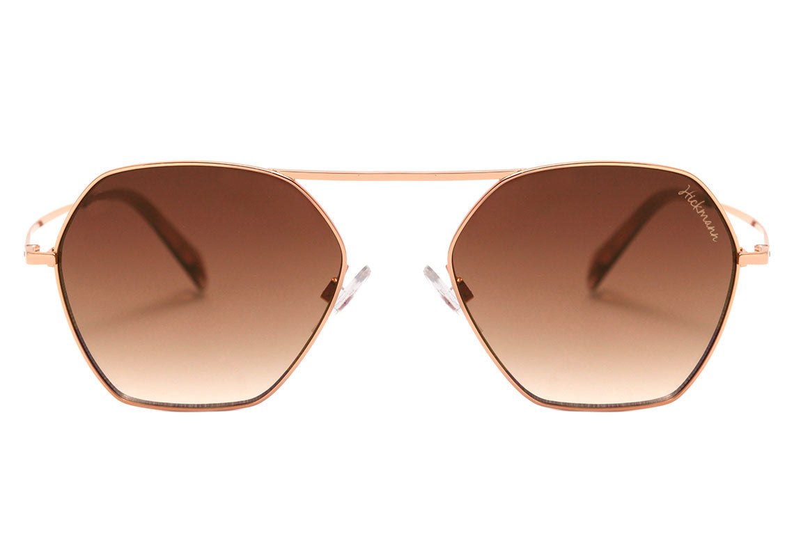 Hickmann HI 3105 04A Dourado Brilho / Marrom Degradê - Lente 5,4 cm
