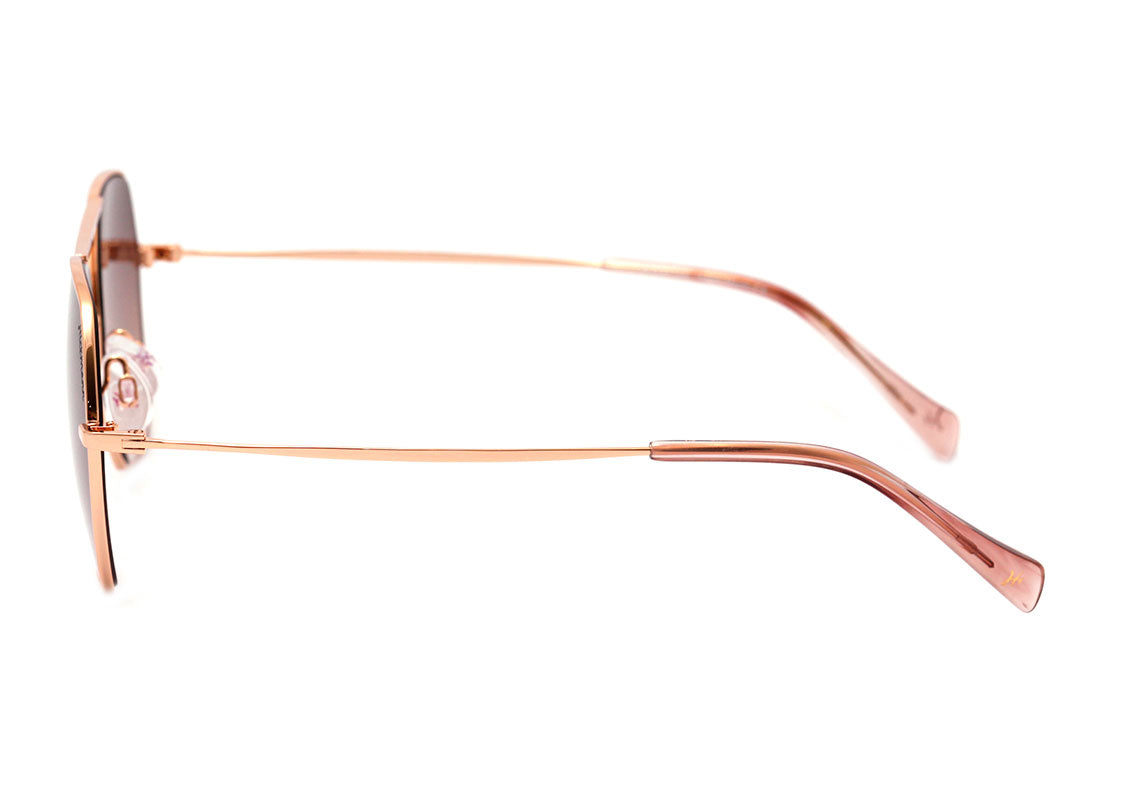 Hickmann HI 3105 04A Dourado Brilho / Marrom Degradê - Lente 5,4 cm